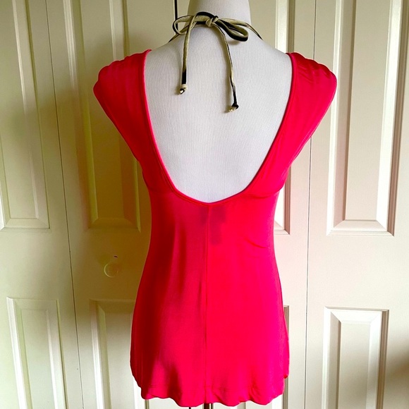 JUST CAVALLI Pink Sleeveless Top 6/42 - Picture 5 of 10